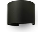V-TAC 5W Lampada Da Parete Orientabile Nera Rotonda IP65 Bridgelux VT-756 Neutra