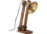 Vidaxl Lampada Da Tavolo 25 W Ottone Antico 23X13X52 Cm E27