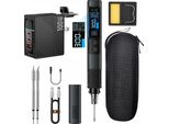 Set Saldatore Digitale Di Precisione Fnirsi HS-02B 100W Punte 2 Pz Alimentatore