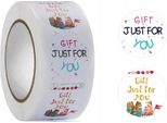 Adesivi Decorativi Etichette Autoadesive Gift In Rotolo Da 500 Pezzi