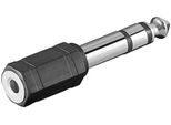 Adattatore Per Cuffie Goobay, Jack Aux Da 6,35 Mm A 3,5 Mm, Spina Jack 6,35 Mm (3 Pin, Stereo) - Spina Jack 6,35 Mm (3 Pin, Stereo) > Presa Jack 3,5 Mm (3 Pin, Stereo)