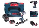 Bosch Gsb 18V-110 C Trapano A Percussione A Batteria Professional 18V 110Nm + 1X Batteria Ricaricabile 5,0 Ah + Caricabatterie + L-Boxx