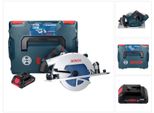 Bosch Gks 18V-68 Gc Sega Circolare Professionale A Batteria 18 V 190 Mm Biturbo Brushless + 1X Batteria Ricaricabile Procore 4,0 Ah + L-BOXX - Senza Caricabatterie