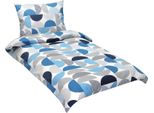 Biancheria Da Letto In Cotone - Blu - 140X200, 70X90