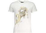 Maglietta Cavalli Class Uomo Tigerprint Bianco : Taglia - 2XL Taglia: 2XL