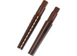 2PCS Alesatore Conico Morse Fine E Grezzo In Acciaio Ad Alto Tenore Di Carbonio Con Gambo Dritto (MT1#)