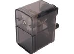 Temperamatite Per Schizzi Spessore Regolabile Efficiente Manovella Di Sicurezza Per Schizzi Carboncino Trasparente Nero