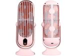 Ventilatore Da Tavolo 1800Mah Usb Brushless Motore Oscillante Silenzioso 5 Velocità Ventilatore A Torre Per Casa Auto Ufficio Rosa