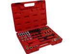 Set Di 48 Pezzi Per La Filettatura Misure Metriche E Sae 22 Maschi 24 Filiere 2 Lime Per Filettatura Kit Di Utensili Universali Per La Rilegatura