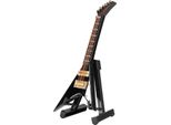 Decorazione Per Chitarra Ornamenti In Miniatura Modello Di Strumento Musicale A Forma Di V Regalo Nero 10 Cm