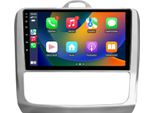 Autoradio Android Da 9 Pollici Con 128 Gb Per Ford Focus 2 2004-2011 Carplay Android Auto Navigatore Bluetooth Dab+ Telecamera Posteriore