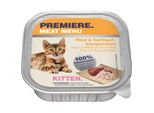 Premiere Meat Menu Pour Chatons Boeuf & MéLange De Volaille 64X100 G