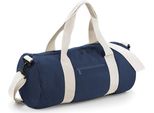 Bagbase BG140 | Borsa A Botte Originale / Borsa Da Viaggio | 50 X 25 X 25 Cm - Colore: French Navy/Off White - Dimensioni: 50 X 25 X 25 Cm