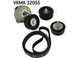 Skf | Set Di Cinghie Con Nervatura A V (Vkma 32055) Adatto Per Fiat, Suzuki