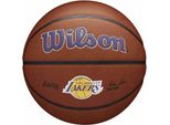 Wilson Nba Team Alliance Los Angeles Lakers Basketballball Braun 7 Braun 7