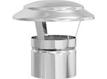 Vidaxl Parapioggia Camino Argento 20 X 20 X 18 Cm Acciaio Inox