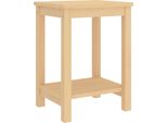 Maison Exclusive - Comodino Naturale 35X30X47 Cm In Legno Massello Di Pino