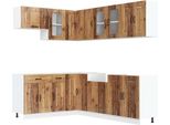 Set Di Armadietti Da Cucina Vidaxl Kalmar Da 11 Pezzi In Legno Di Recupero