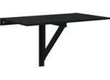 Syfax™ Tavolino Da Parete Pieghevole Nero 110X38X75 Cm In Multistrato