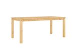 Syfax™ Tavolo Da Pranzo Panama Grigio 180X90X75 Cm Legno Massello Pino