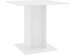 Syfax™ Tavolo Da Pranzo Bianco 80X80X75 Cm In Legno Multistrato