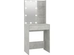 Syfax™ Toeletta Con Led Grigio Cemento 60X40X140 Cm