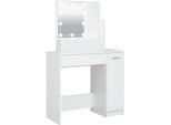 Syfax™ Toeletta Con Led Bianca 86,5X35X136 Cm