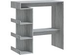 Syfax™ Tavolo Bar Con Ripiano Grigio Sonoma 100X50X101,5 Cm