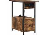 Syfax™ Armadio Da Notte Rovere Fumé 60 X 30 X 61 Cm Legno Multistrato