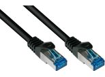 Alcasa RJ45-RJ45 - M-M - 50M - RJ-45 - RJ-45 - Maschio/Maschio - Cat6A - S/Ftp (S-STP) - Nero (8060-H500S)