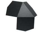 Lampada Da Parete Tre Nera 2Xg9 8W Acciaio 8X30X30Cm Sollux Lighting