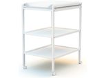 AT4 - Fasciatoio 2 Prateleiras Essentiel Legno Essentiel - Bianco - 54 X 74 X 94 Cm