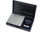 Intirilife Bilancia Digitale Fine In Nero - 200G Bilancia Elettronica Tascabile Con Funzione Di Tara E Display Lcd - Bilancia Digitale Estremamente Precisa Per Gioielli, Monete, Oro, Cucina, Cottura