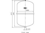 Reflex Vaso Di Espansione A Membrana Reflex N 25, Grigio, 4 Bar, 8206301