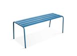 Panca Da Giardino In Acciaio Blu Pacifico - Oviala Palavas