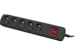 Natec Natec NSP-1713 Limitatore Di Sovratensione Nero 5 Prese Ac 1,5 M