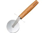 Tagliapizza Per Pizza E Tarte FlambéE Rotella Per Pizza Con Lama Affilata In Acciaio Inox Rullo Per Pizza Con Manico Ergonomico In Legno Di Faggio Da 21 Cm Ca