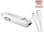 Avacom Carmax 2 Automobilinis Krovimas 2X Qualcomm Quick Charge 2.0, Baltas (USB-C Kabelis)
