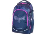 Walker Zaino Della Scuola Zaino Con Scomparto Per Laptop Fame 2.0 Backpack 28L Magic Dragonfly Viola Scuro