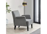 Poltrona 'Diespeck' Legno 82 X 79 X 77 Cm Grigio