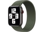 Apple Braided Solo Loop Per Watch | 44/45/46/49 Mm - Taglia 4 - Verde Inverness