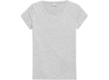 Maglietta Da Donna 4F, Cotone, Vestibilità Regolare, Grigio, Taglia S