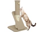 Tiragraffi Pawhut, Tiragraffi Da 84 Cm, Tiragraffi Per Gatti In Sisal Con Pallina, Tiragraffi Per Gatti, Tiragraffi Per Gatti, Per Interni, Bianco Crema