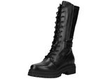 SchnüRstiefel Nero Giardini "Nero Giardini Stiefel Leder/Synthetik", Damen, Gr. 38, Schwarz, Leder, Synthetik, Schuhe SchnüRstiefel