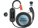 Caricabatterie Per Veicoli Elettrici, Corrente Regolabile, Funzione Di Ritardo, Tipo 2 11KW, TYP2