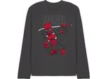 Deadpool - Maglietta Da Uomo/Donna Unisex, Manica Lunga TV28597 (M) (Charcoal)