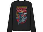 Ghost Rider - T-Shirt Unisex Uomo/Donna, Manica Lunga TV28609 (Xxl) (Nero)