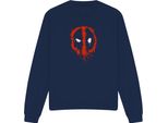 Deadpool - Felpa Per Bambini/Ragazzi Unisex, Logo TV28922 (Xl) (Marine)