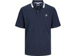 Jack & Jones Hass Logo Polo A Maniche Corte Blu S Uomo Blu S
