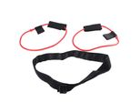 Fascia Elastica Per Fitness, Fascia Regolabile Per Allenamento Fianchi/Gambe, Rossa